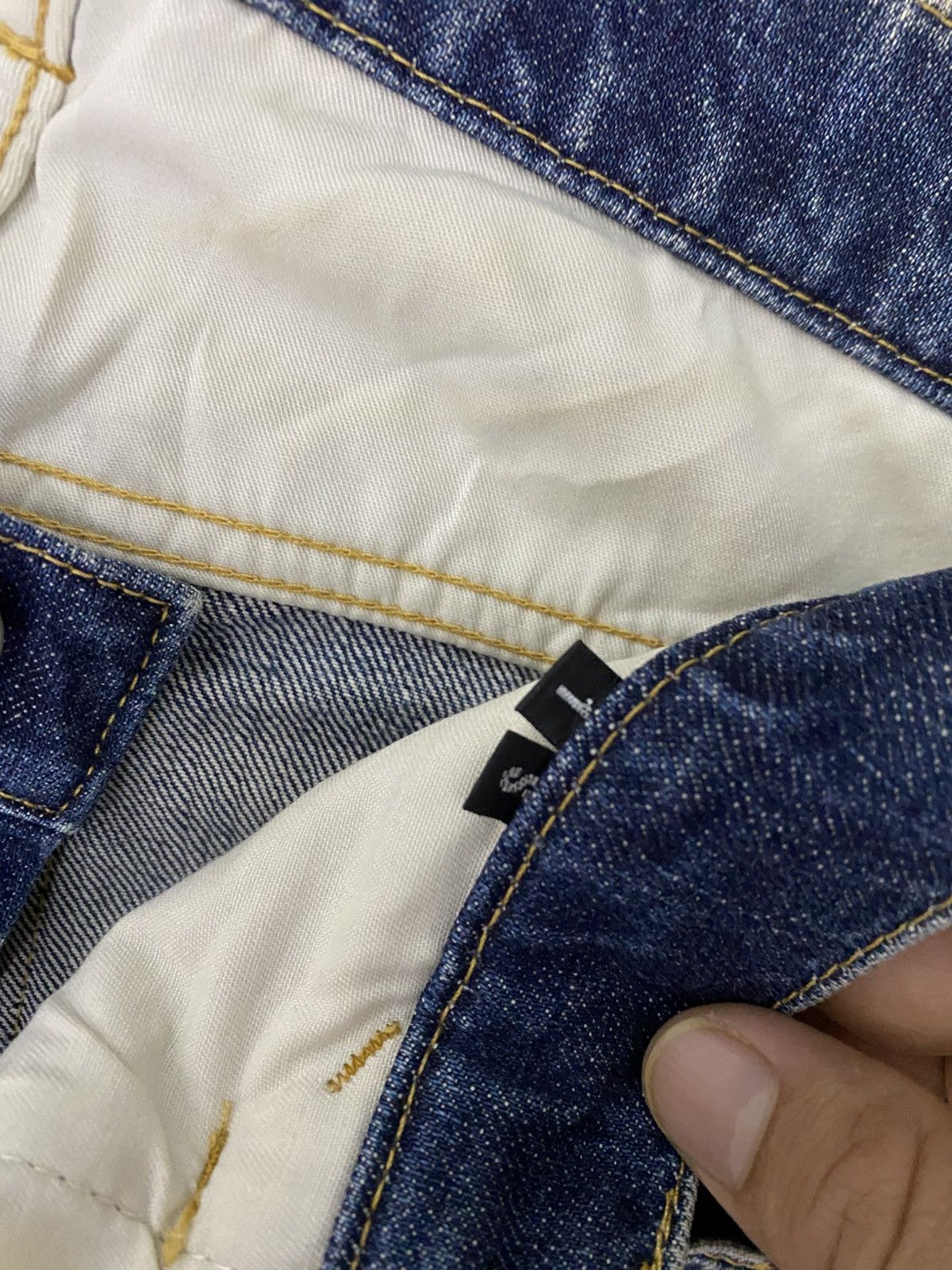 Attachment Vintage Attachment Distressed Denim Jeans Size US 31 - 17 Thumbnail