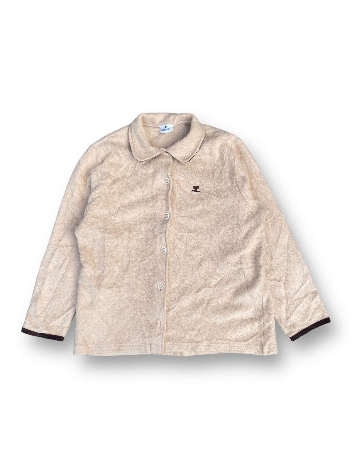 Courreges Courreges Button Down Fleece Warm Jacket. #D2 Size US L / EU 52-54 / 3 - 1 Thumbnail