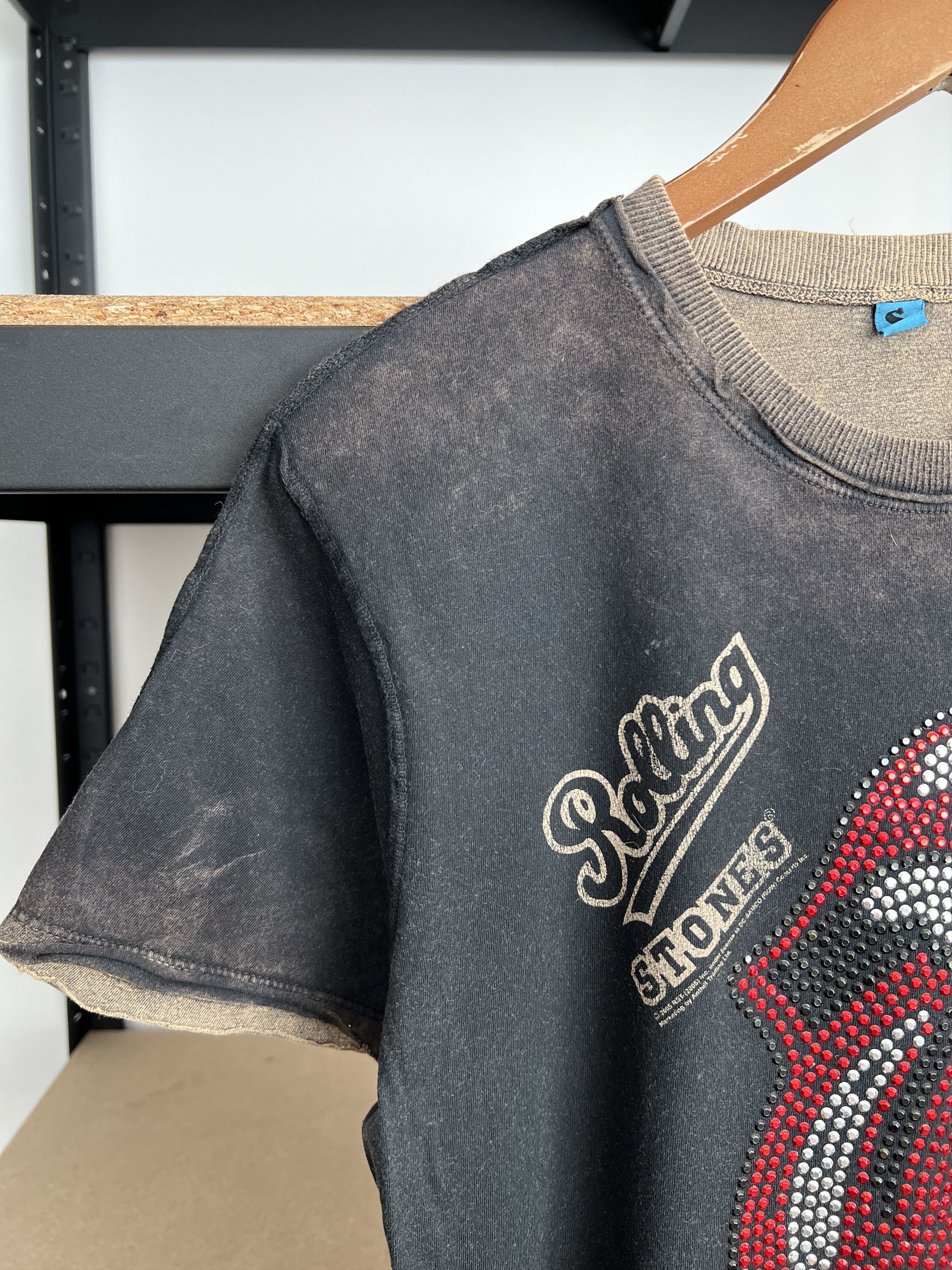 Band Tees Vintage 2005 The Rolling Stones Amplified Rhinestone Y2k Tee Size US S / EU 44-46 / 1 - 9 Thumbnail