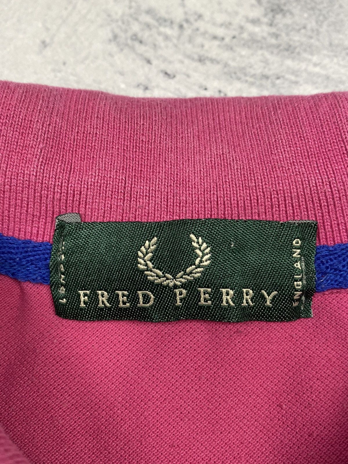 Fred Perry Fred Perry Embroidered Logo Polo Shirt Pink Size M Size US M / EU 48-50 / 2 - 11 Thumbnail
