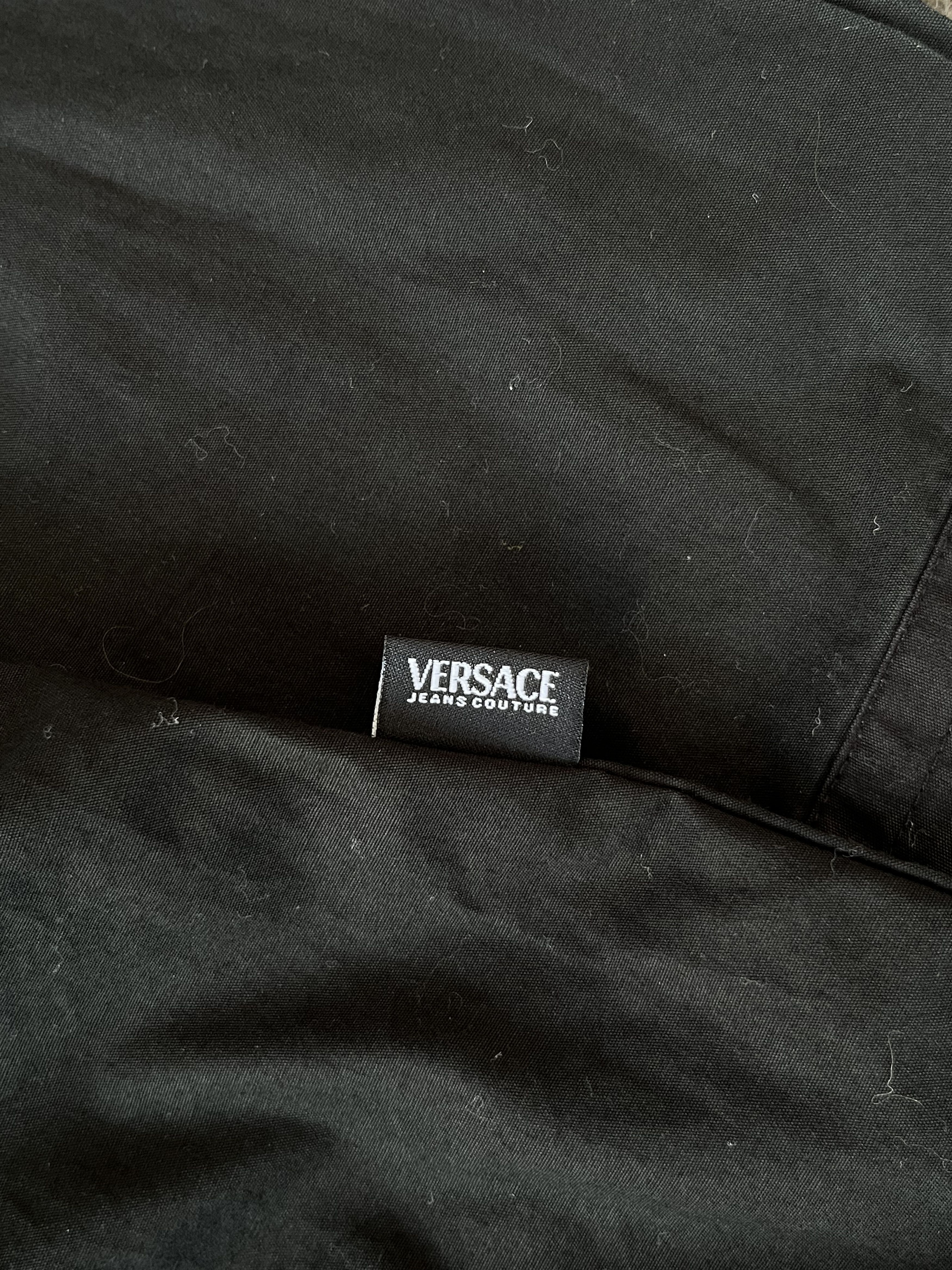 Versace Jeans Couture VERSACE Jeans Couture Vintage Black Baroque Shirt Size US M / EU 48-50 / 2 - 9 Thumbnail