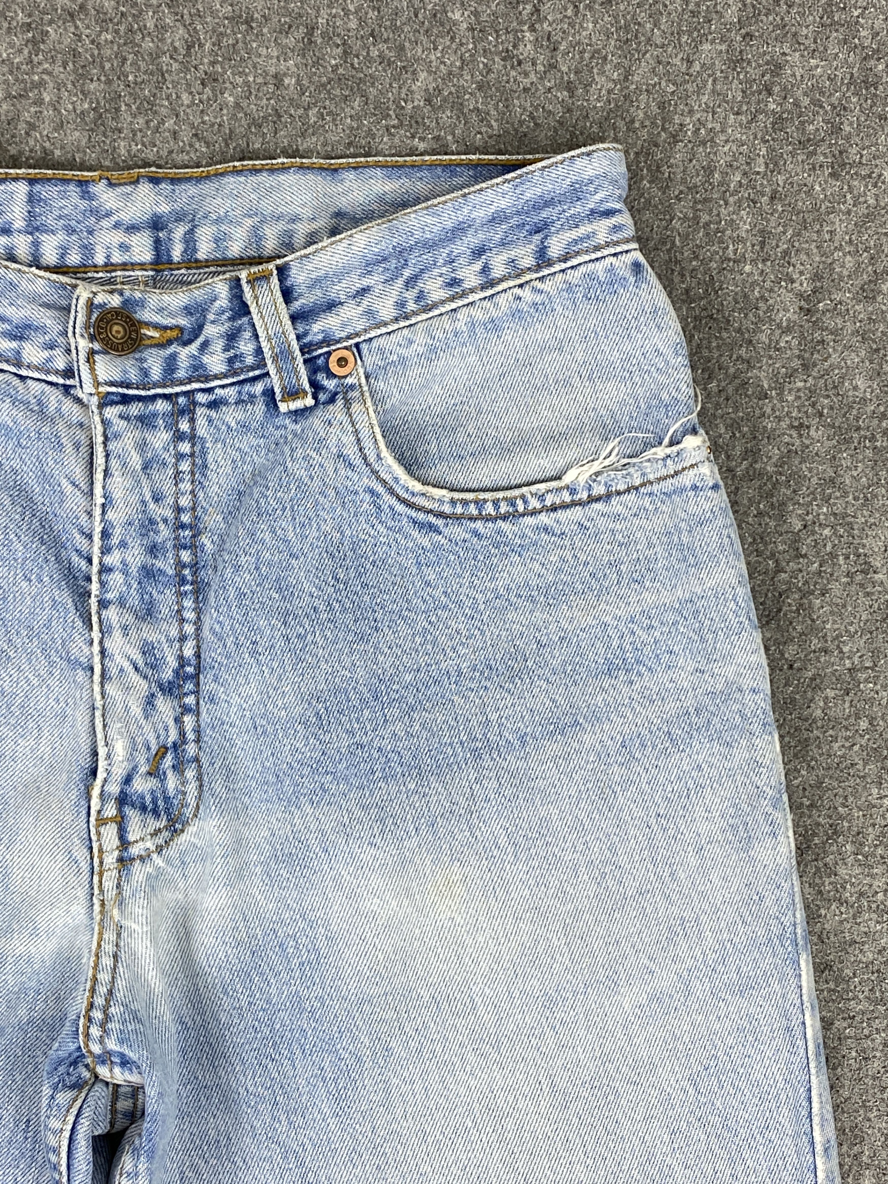 Levi's Vintage 90s Levis Orange Tab Splatter Painter Jeans S0025 Size US 28 / EU 44 - 8 Thumbnail
