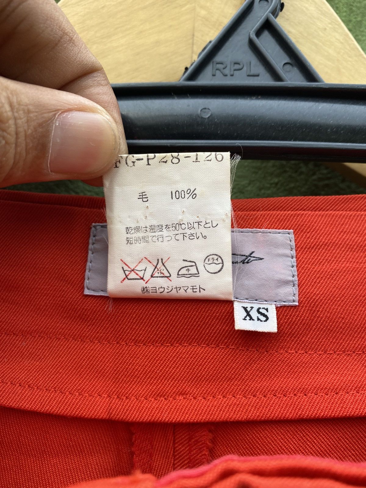 Yohji Yamamoto Yohji Yamamoto Red Pants Runaway Archive Japanese Luxury Size 22" - 10 Thumbnail
