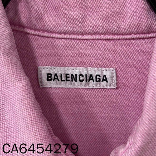 Balenciaga Balenciaga Reverse Logo Print Denim Jacket 36 Size XS / US 0-2 / IT 36-38 - 7 Thumbnail