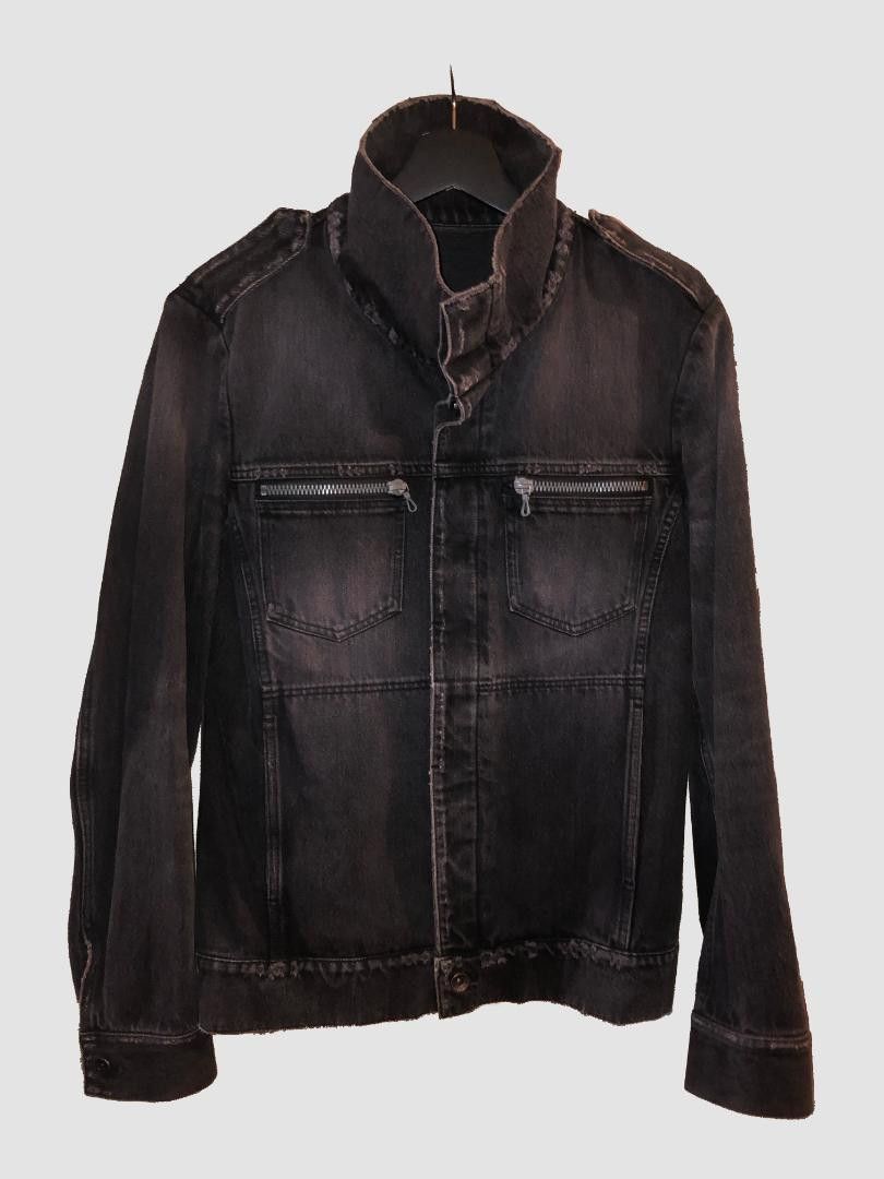 Attachment Dyed Distress Denim Attachment Jacket Size US M / EU 48-50 / 2 - 1 Thumbnail