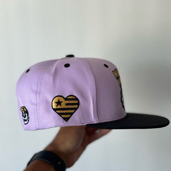 Other NEW MIGHTY KITTY LAVENDER/BLACK FLAT BILL SNAPBACK Size ONE SIZE - 2 Thumbnail