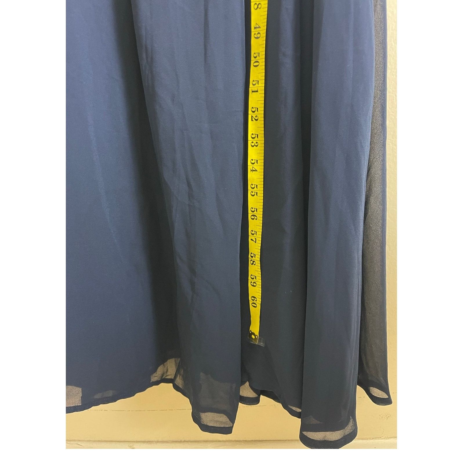 Other LULUS Dark Navy Blue Long Sleeve Wrap Dress - Size 3X Size 3XL / US 20-22 - 8 Thumbnail