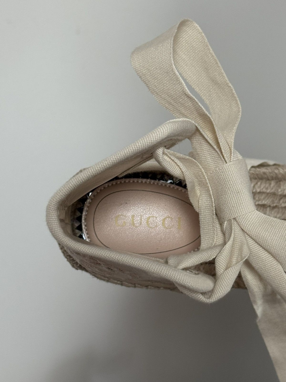 Gucci Gucci Women’s Damita GG Wedge Size US 6 / IT 36 - 3 Thumbnail