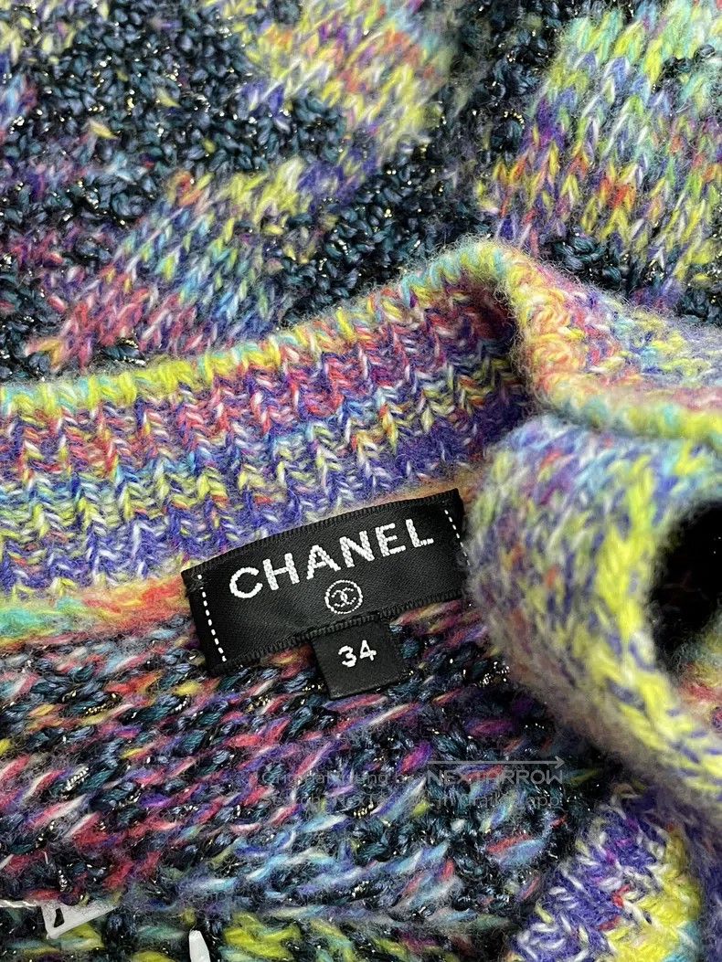 Chanel Chanel Kangpeng series colourful checkered tweed suspender Size XXS / US 00 / IT 34 - 4 Thumbnail