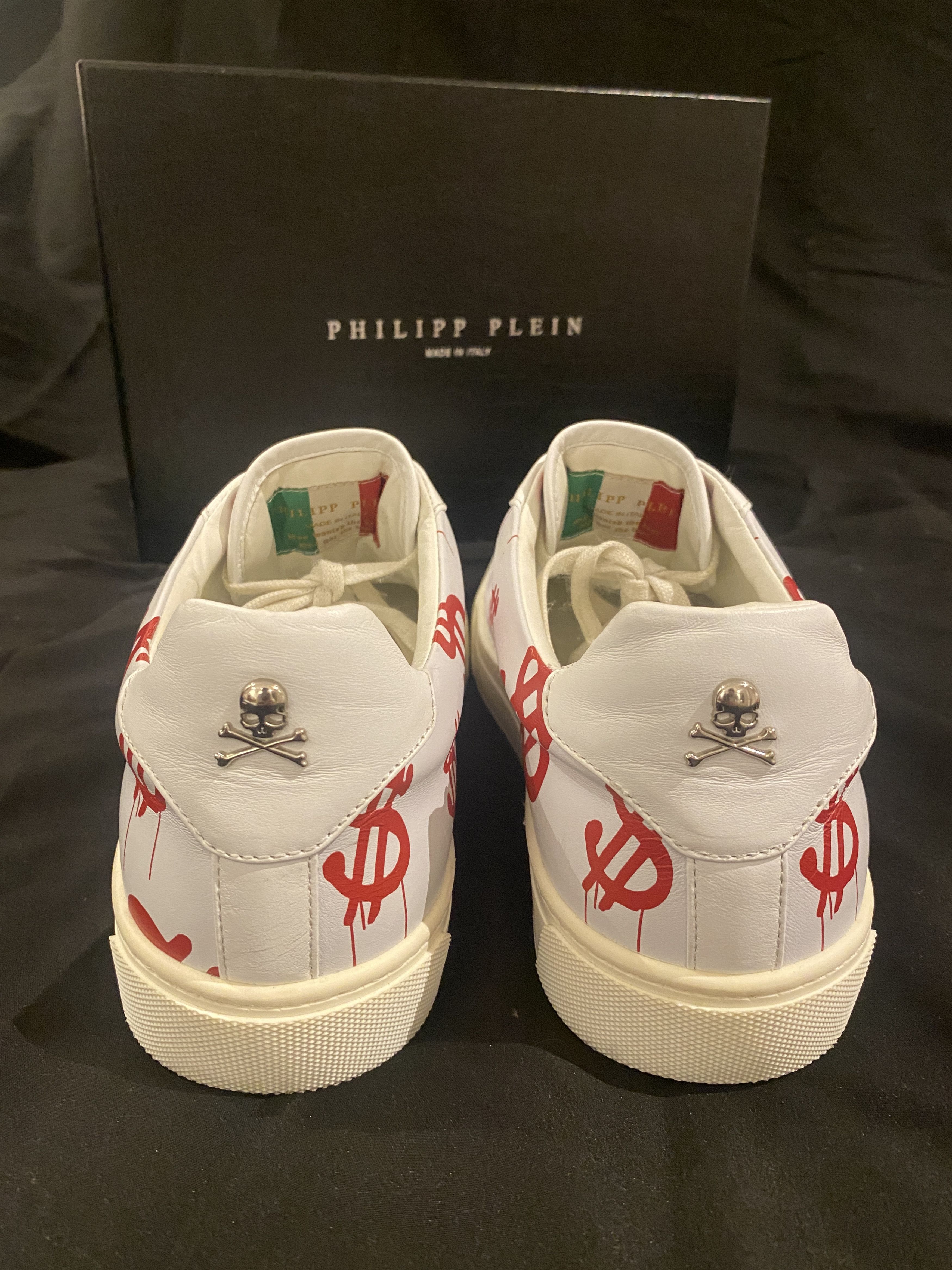 Philipp Plein Phillipp Plein Alec Five Low-Top White Sneakers Size US 11 / EU 44 - 3 Thumbnail