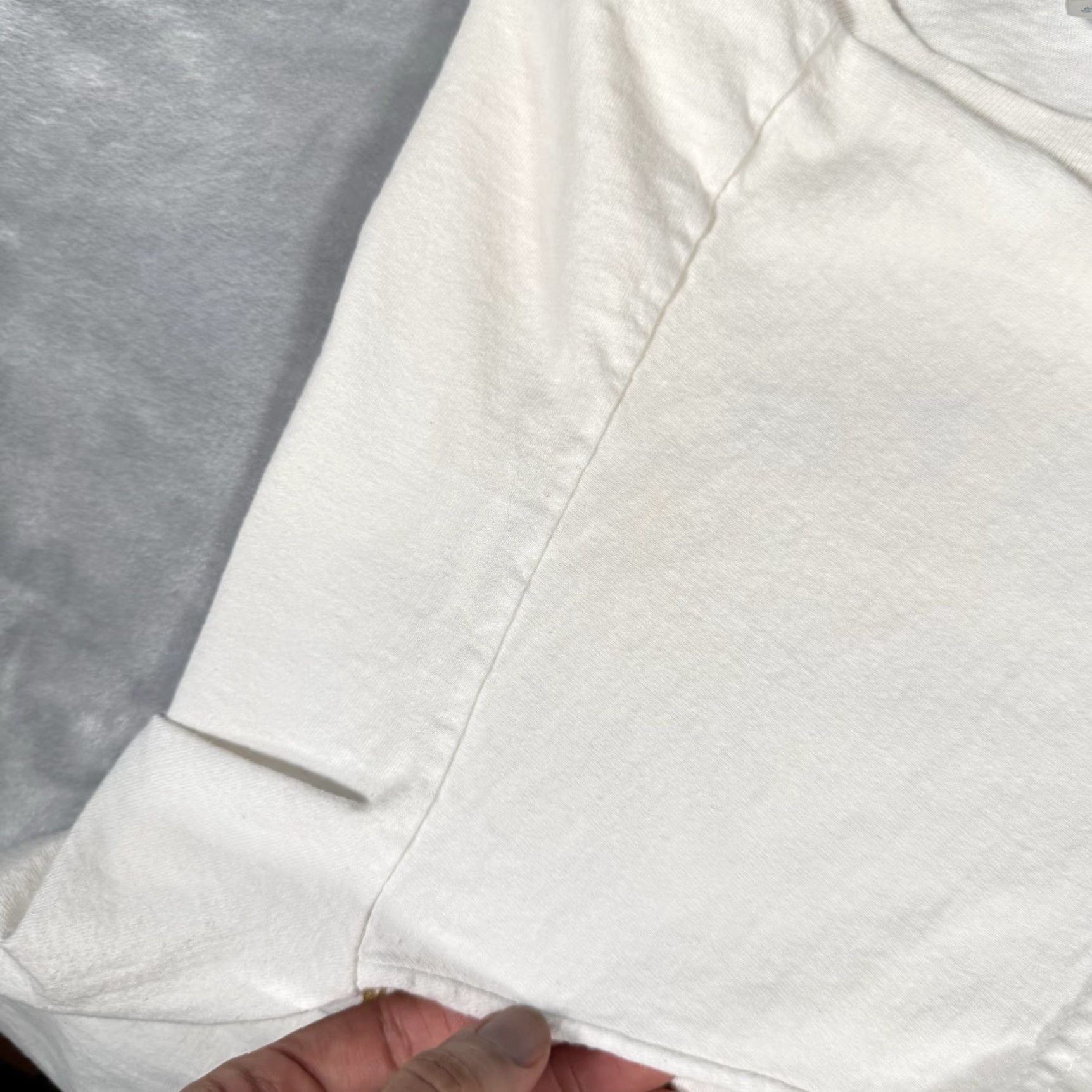 Champion VINTAGE Champion T-Shirt Mens Large Crewneck 90s White Size US L / EU 52-54 / 3 - 7 Thumbnail