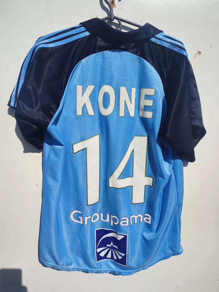 Adidas Olympique de Marseille Away 2008-09 Adidas Kone #14 FOOTBALL Size US M / EU 48-50 / 2 - 14 Thumbnail