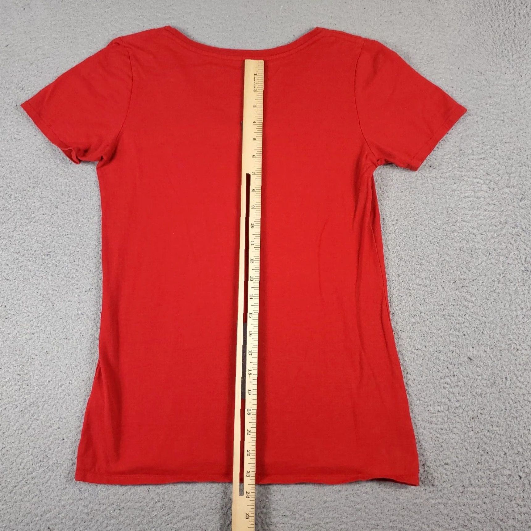 Nike Nike Women's T-Shirt XS Red Casual Short Sleeve Crew Neck Sports Activewear Size XS / US 0-2 / IT 36-38 - 4 Thumbnail