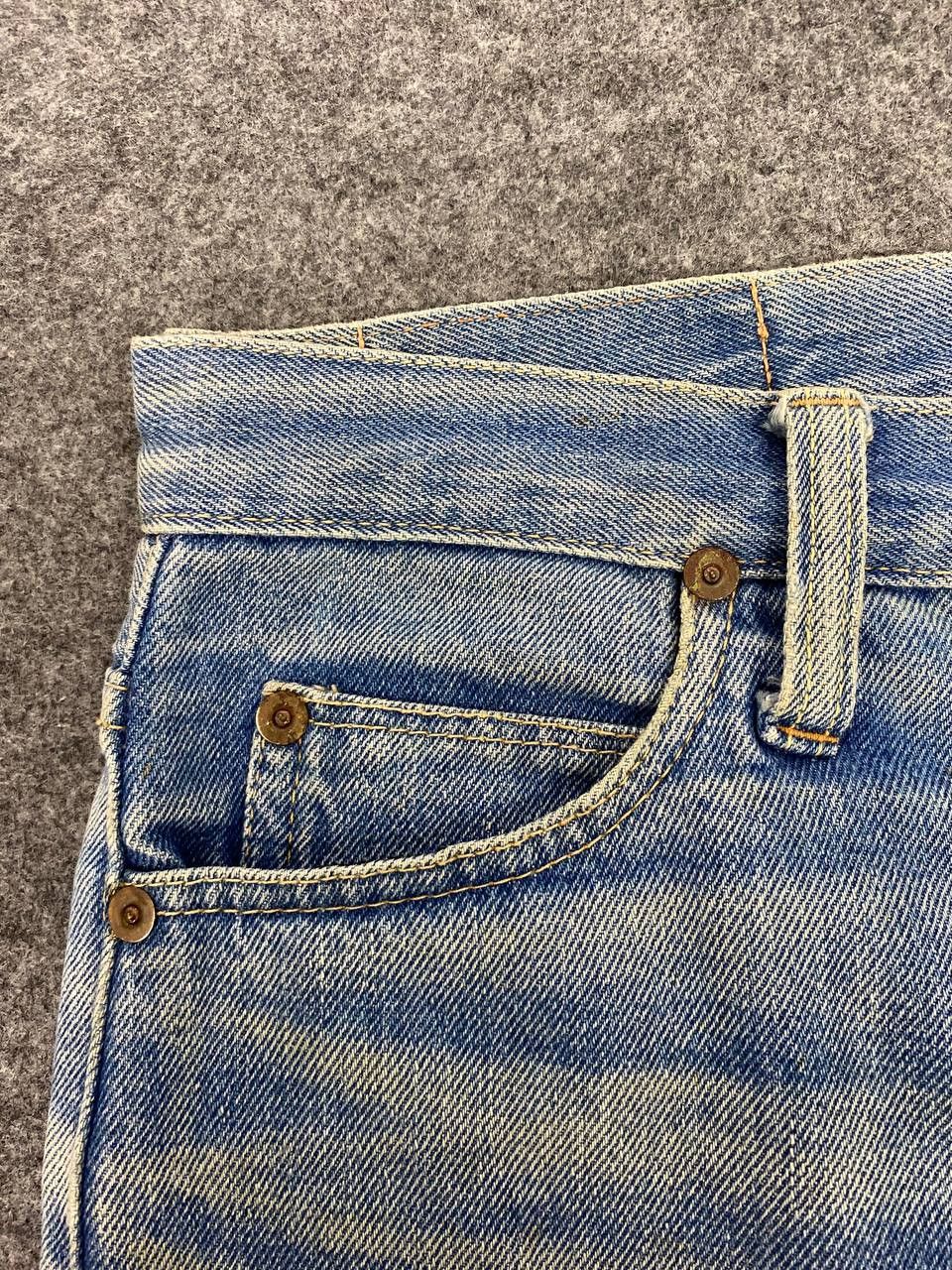 Japanese Brand vintage big mountain bootcut flare distressed rework denim Size US 30 / EU 46 - 12 Thumbnail