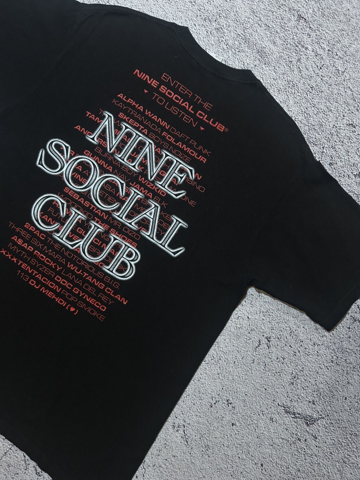 Rap Tees Nine Social Club “Staff Musical Tastes” 2020 Exclusive Size US L / EU 52-54 / 3 - 4 Thumbnail