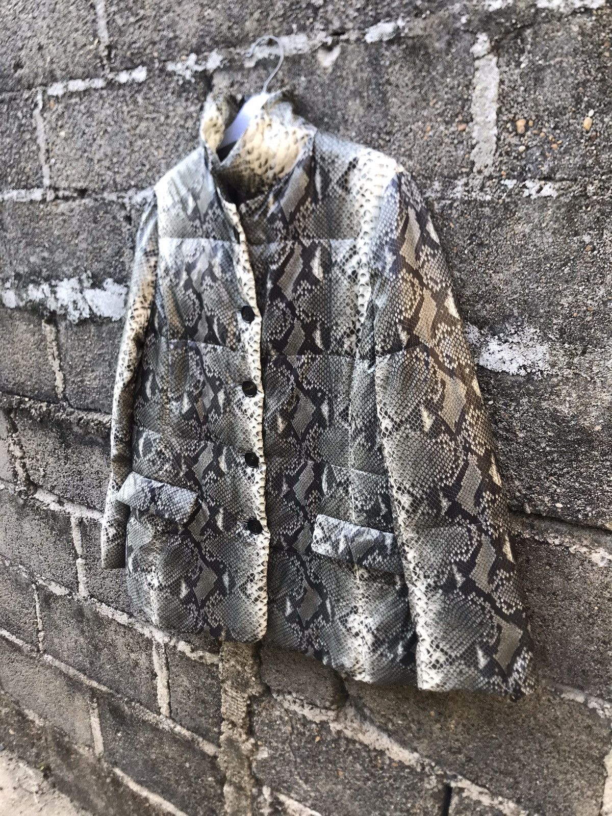 Designer × Japanese Brand × yoshie inaba ⚡️Vintage L’equipe Yoshi Inaba Snake Print Button Jacket Size S / US 4 / IT 40 - 3 Thumbnail