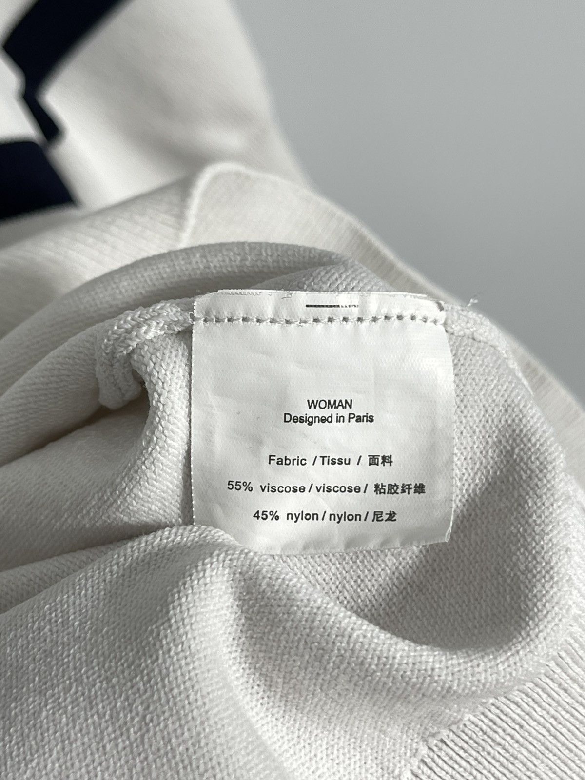 Dior Dior Uniforms Bee Logo Short Sleeve Striped Sweatshirt Size M / US 6-8 / IT 42-44 - 13 Thumbnail