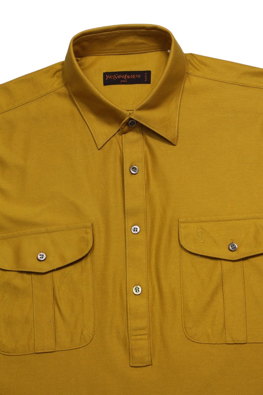 Yves Saint Laurent 1970S YSL POLO LONG SLEEVE SHIRT Size US L / EU 52-54 / 3 - 2 Thumbnail