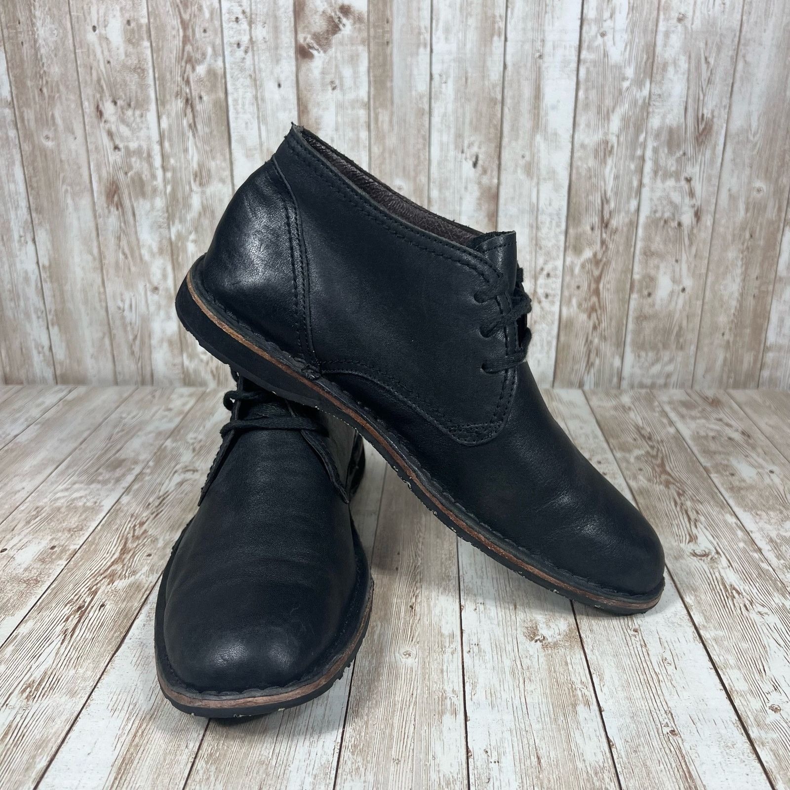 John Varvatos John Varvatos hipster peace sign leather boots Mens 10.5 Size US 10.5 / EU 43-44 - 7 Thumbnail
