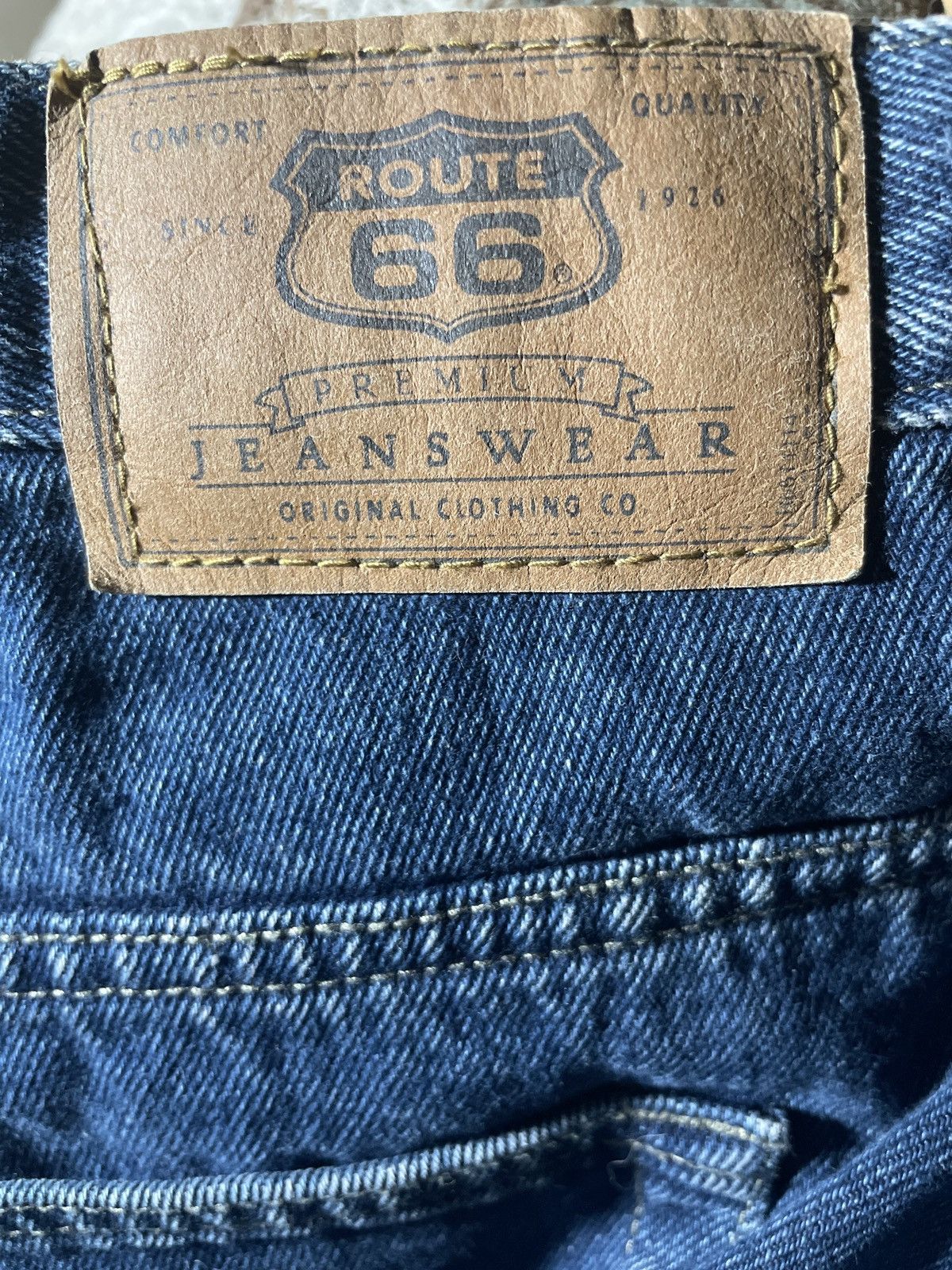 Route 66 × Vintage Route 66 Jean Denim Shorts Jorts Skater relaxed fit size 42 Size US 42 / EU 58 - 4 Thumbnail