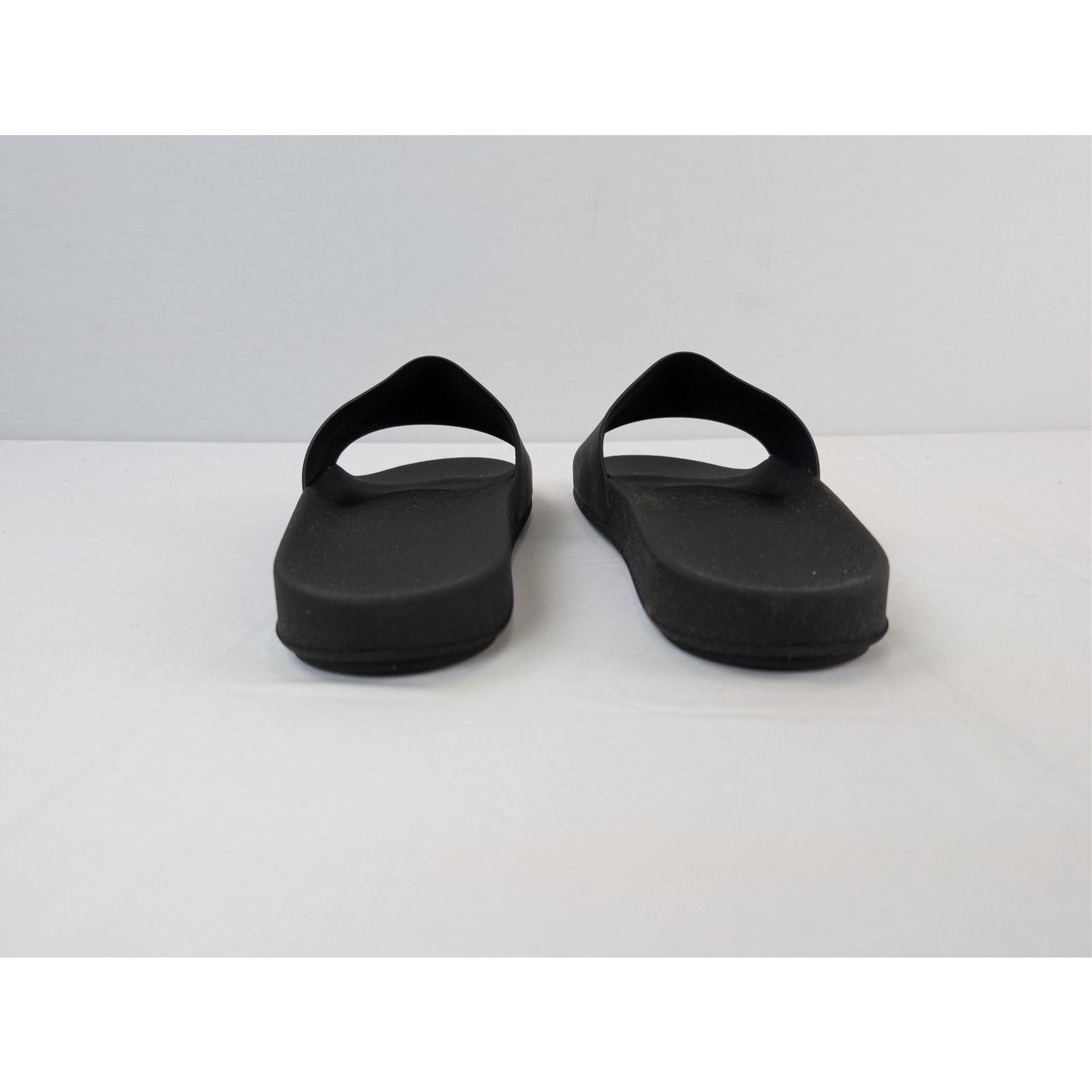 Rick Owens Drkshdw o1rshd1 Scarpe Shower Slides Slipper in Black Size US 11 / EU 44 - 12 Thumbnail