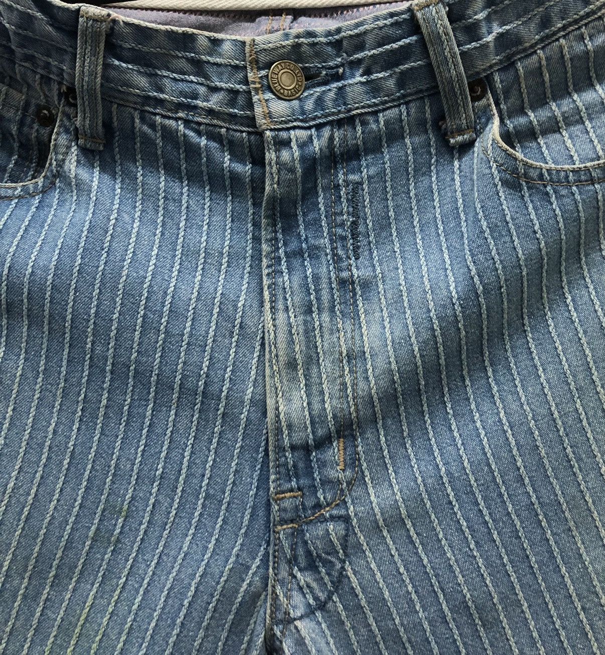 Japanese Brand Modern Vintage Blue Way Made In Japan Denim Pants Size US 32 / EU 48 - 14 Thumbnail