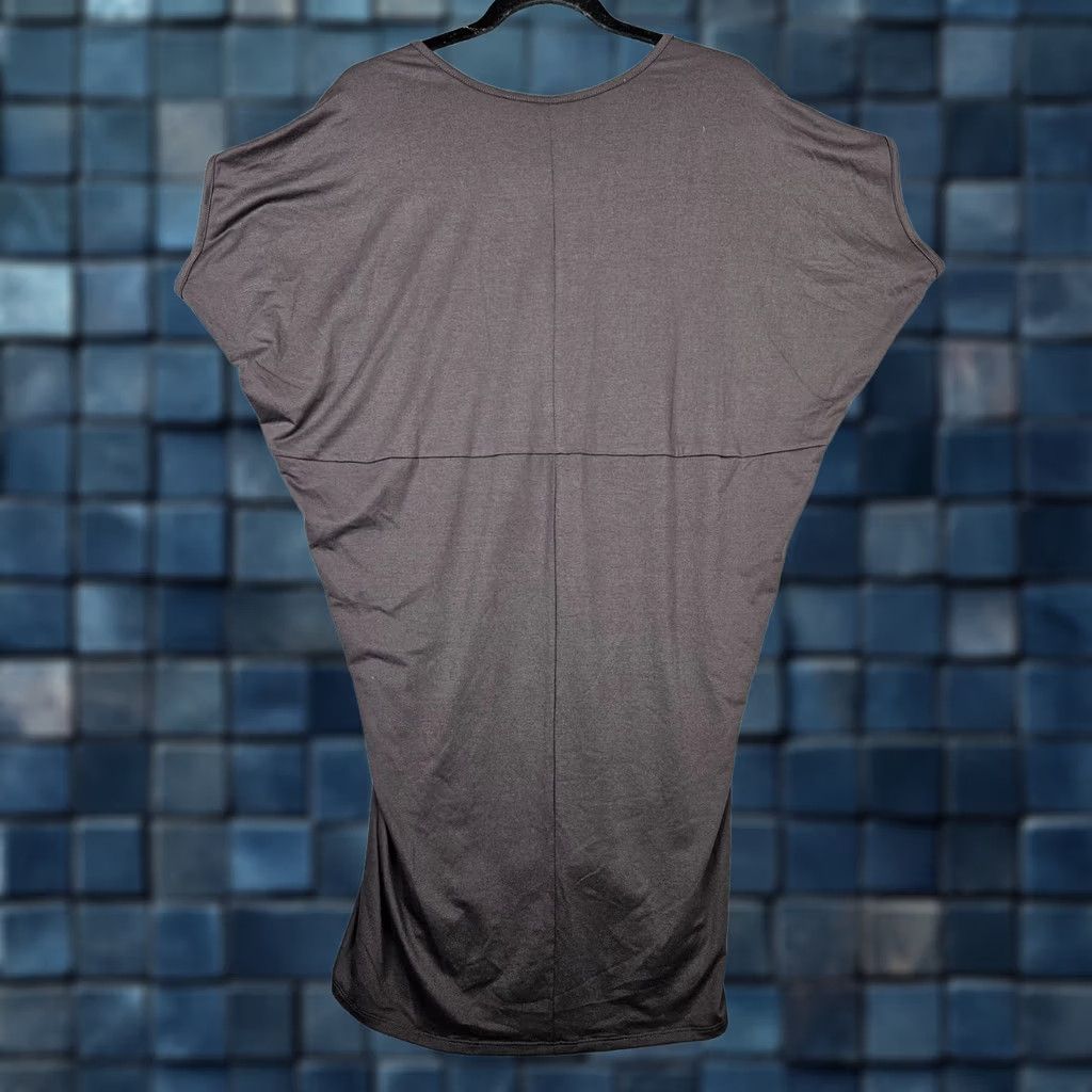 Uniqlo Uniqlo Dark Gray Drop Shoulder Top XS NEW Women's Shirt Short Sleeve Round Neck Casual Basic Size XS / US 0-2 / IT 36-38 - 1 Thumbnail