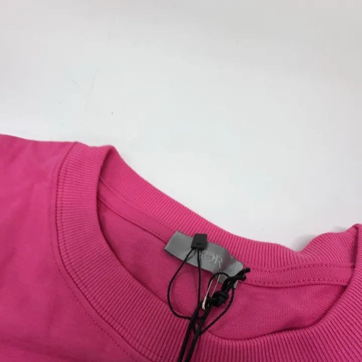 Dior Dior Dior Logo Print Casual T-Shirt in Pink 0079-2507 Size US L / EU 52-54 / 3 - 5 Thumbnail