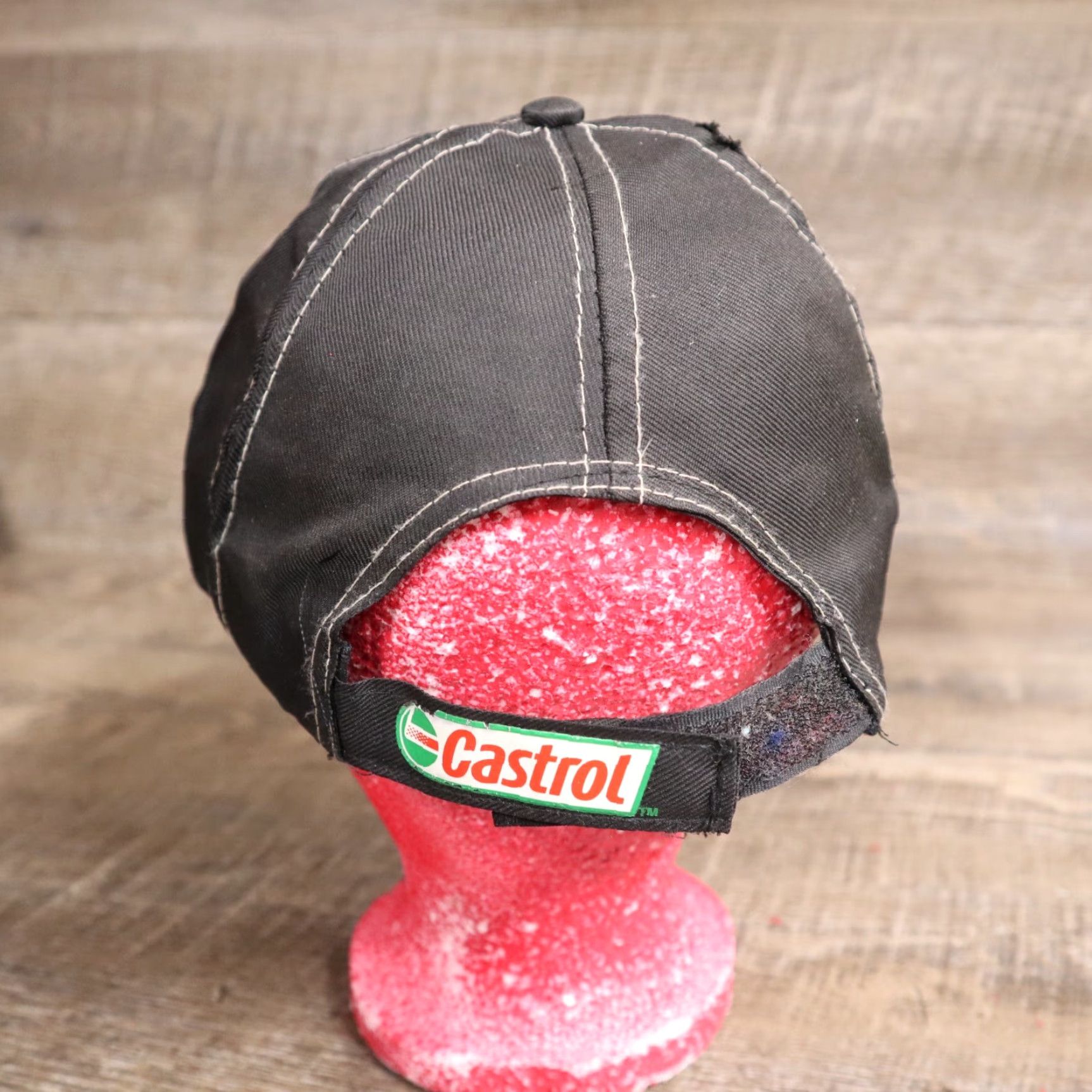 Vintage FLW Outdoors Hat Baseball Cap Mens One Size Black Adjustable Strapback Fishing Theme 90s? Size ONE SIZE - 4 Thumbnail