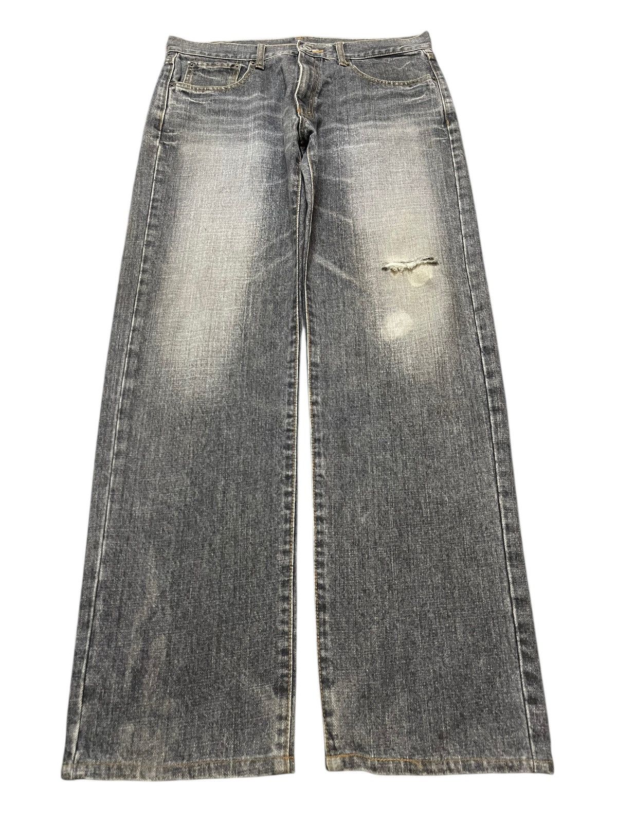 JNCO Vintage Japanese Brand Faded Wash Style Jeans Size US 32 / EU 48 - 1 Thumbnail