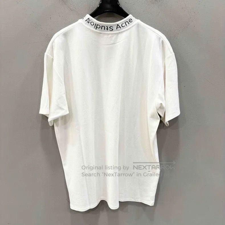 Acne Studios Acne Studios White Short Sleeve T-Shirt with Portuguese Cl Size US XS / EU 42 / 0 - 3 Thumbnail
