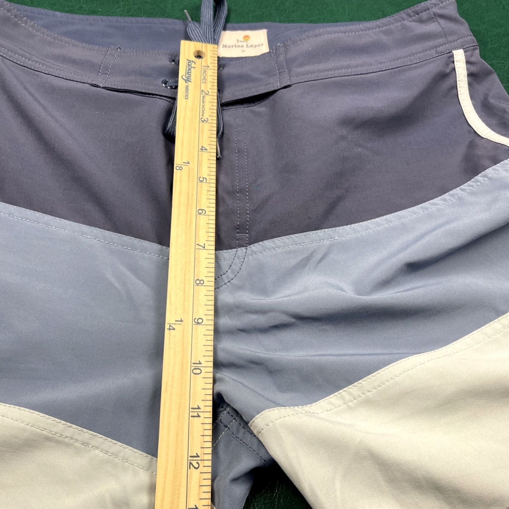 Marine Layer Marine Layer Board Shorts Men 34 Blue Stripe Beach Surf Poolside Size US 34 / EU 50 - 5 Thumbnail