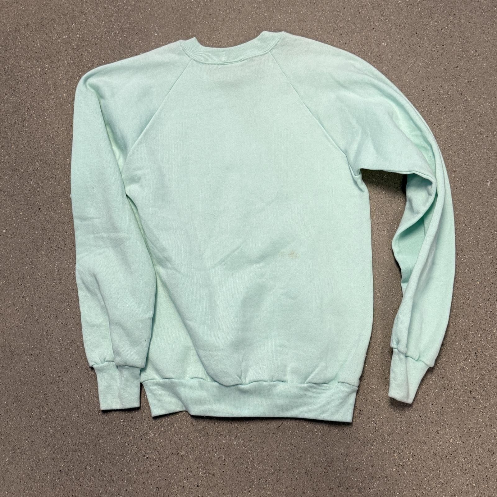 Jerzees Vtg Jerzees Crewneck Small Mint Green 99 Years Young Size US S / EU 44-46 / 1 - 4 Thumbnail