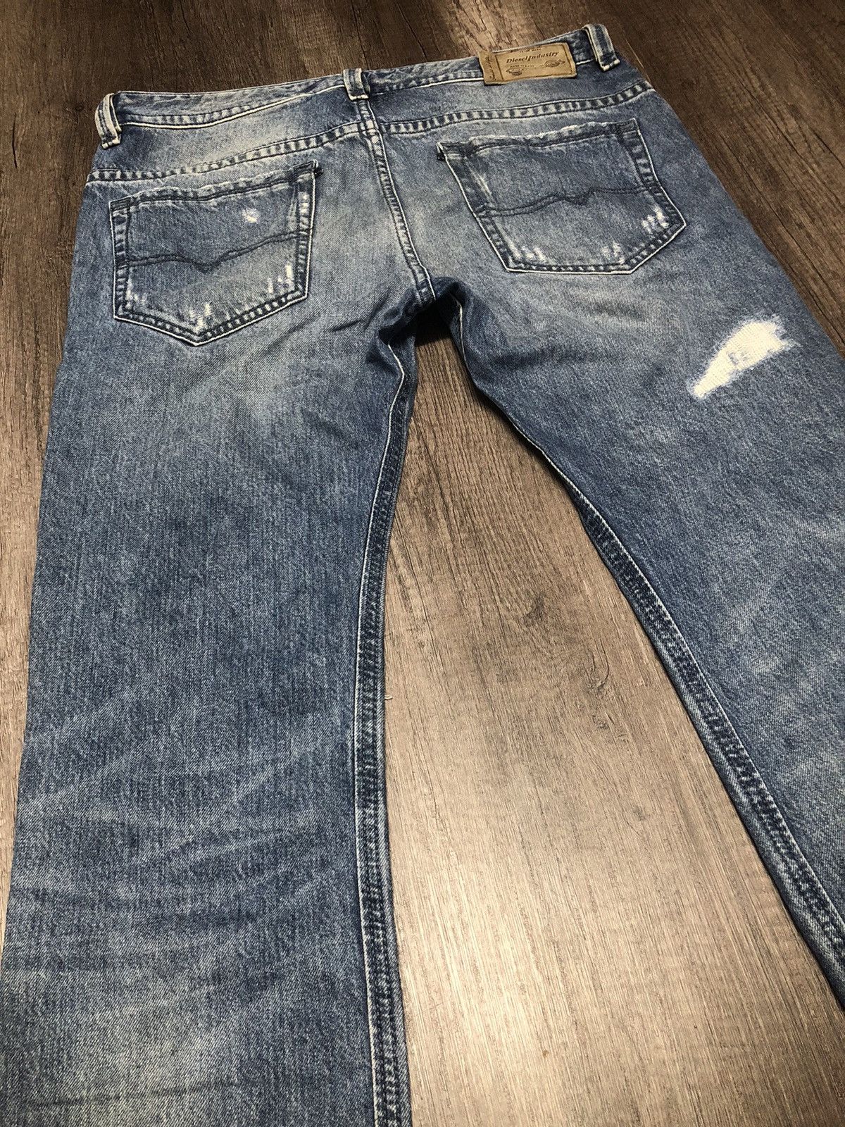 Diesel × Vintage Vintage Diesel Industry Distressed Denim Size US 34 / EU 50 - 14 Thumbnail