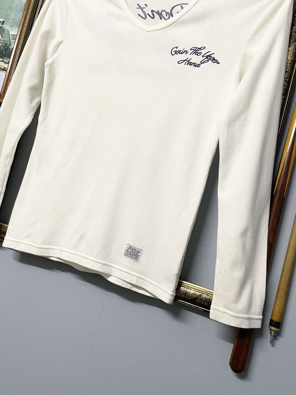 In The Attic Vintage Japan Stooge&co ‘What Will Happen At Year’ Thermal Size US M / EU 48-50 / 2 - 9 Thumbnail