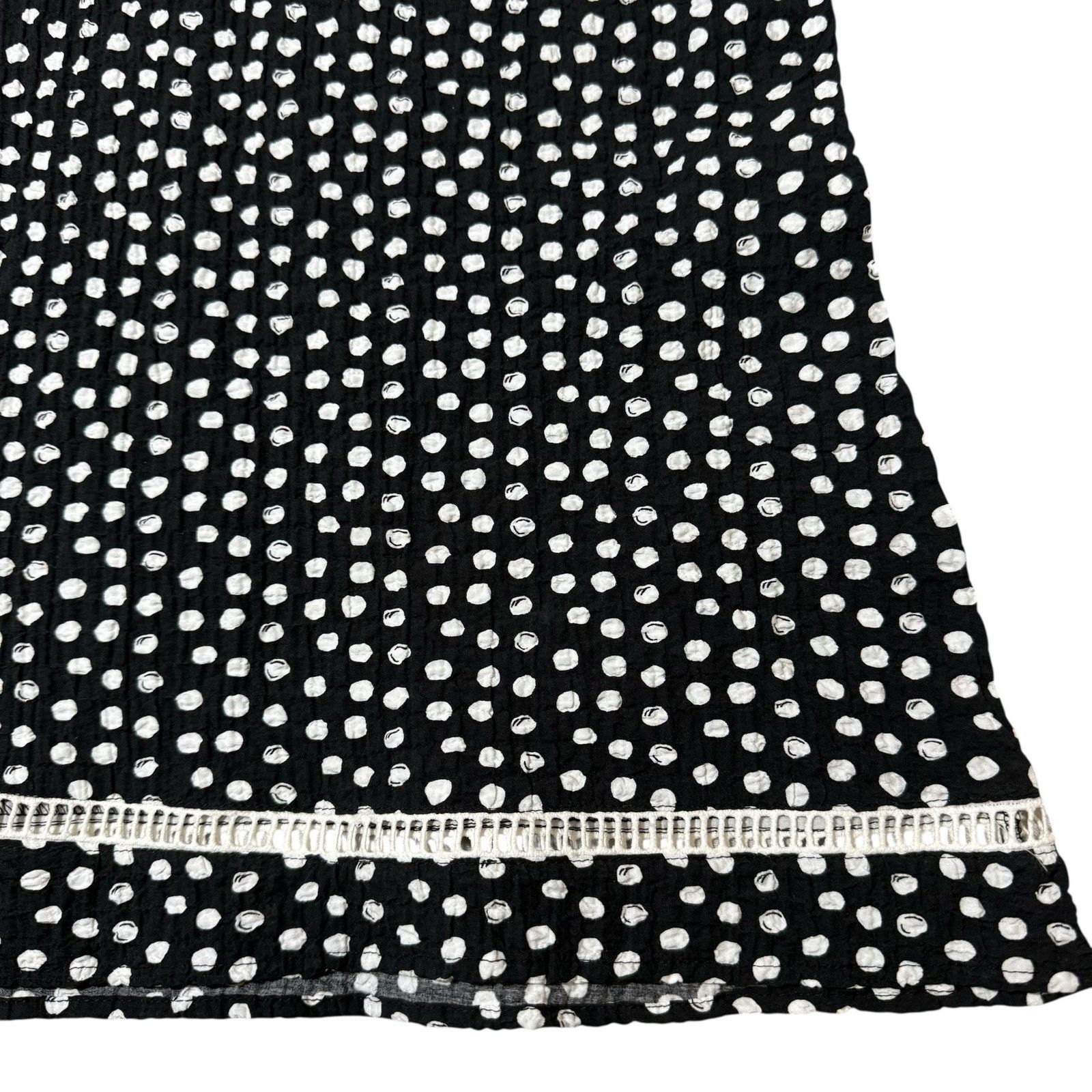 Other NEW Peck & Peck Blouse Top Crinkle Texture Black White Small Size S / US 4 / IT 40 - 8 Thumbnail