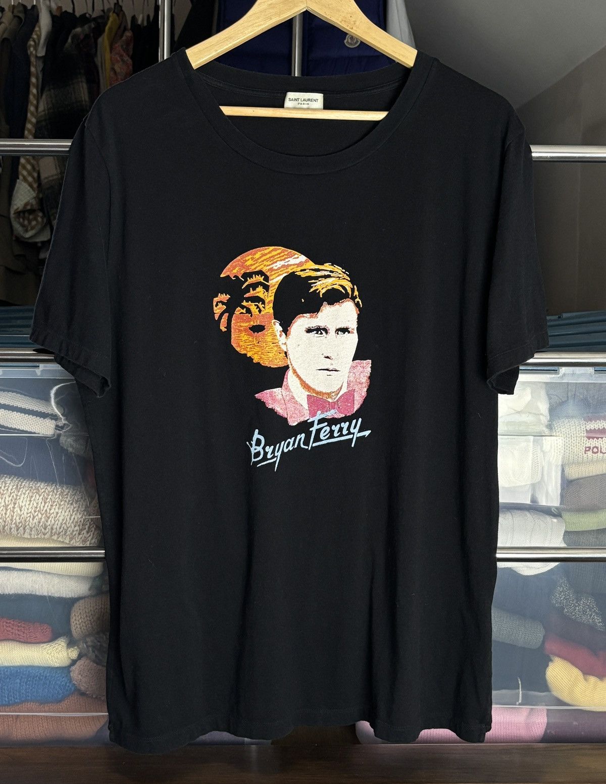 Saint Laurent Paris Saint Laurent Paris x Colette Bryan Ferry Roxy Music T-Shirt Size US L / EU 52-54 / 3 - 1 Thumbnail