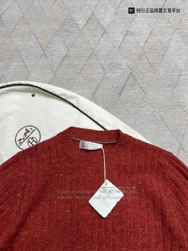 Brunello Cucinelli Brunello Cucinelli Unisex Cable Knit Cashmere Blend Sweater Size US M / EU 48-50 / 2 - 2 Thumbnail