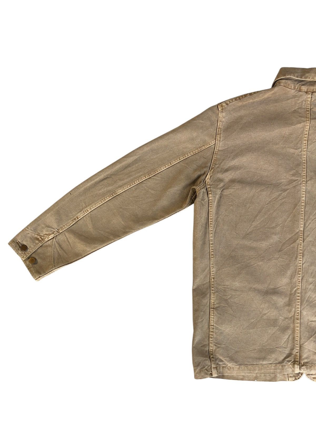 Levi's Vintage Clothing Levi’s Chore Jacket Distressed Denim Size US L / EU 52-54 / 3 - 9 Thumbnail