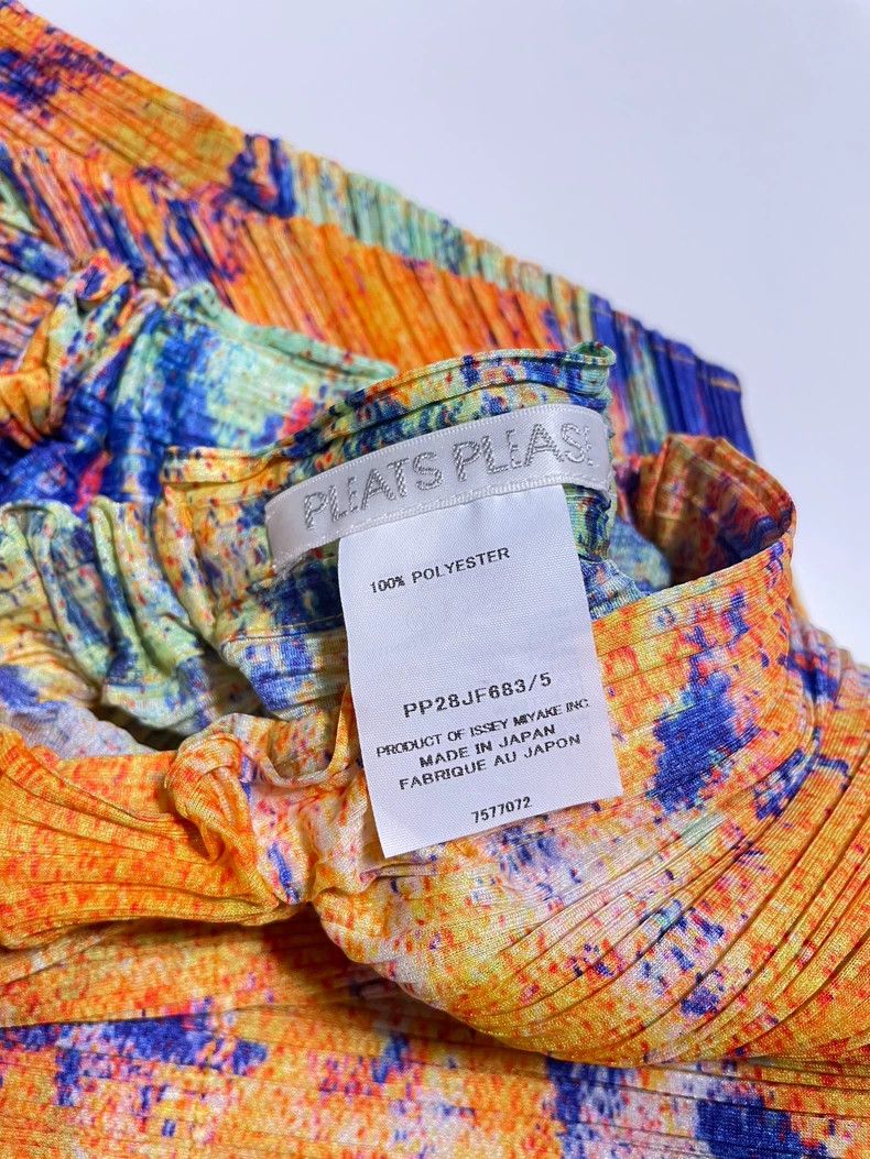 Issey Miyake Issey Miyake size:5 Yellow and blue starry sky pair pants Size 31" - 3 Thumbnail
