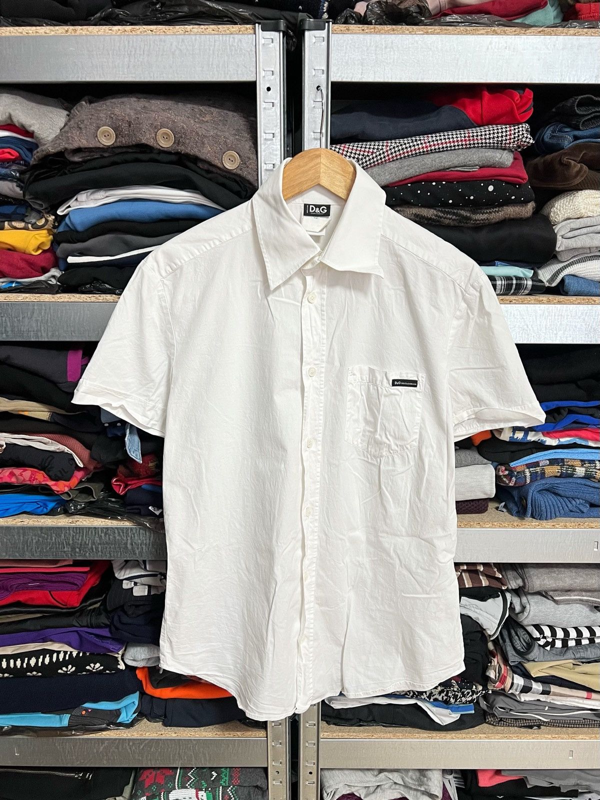 Dolce & Gabbana Vintage Dolce & Gabbana Short Sleeve Button Up ShirtSize 50 Size US L / EU 52-54 / 3 - 1 Thumbnail