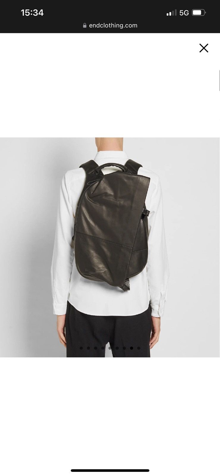 Cote&Ciel Black leather backpack Côte&Ciel Size ONE SIZE - 7 Thumbnail