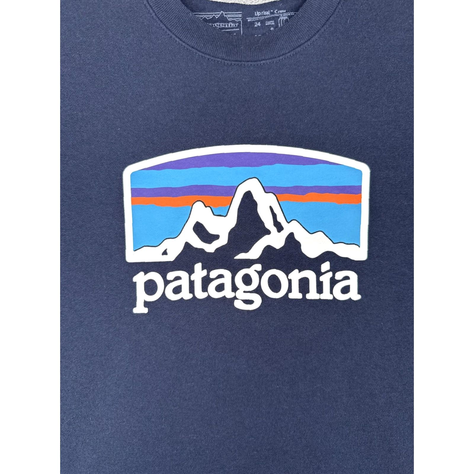 Patagonia Patagonia Sweatshirt Mens Large Blue Uprisal Crew P-6 Logo Jersey Pullover Size US L / EU 52-54 / 3 - 6 Thumbnail