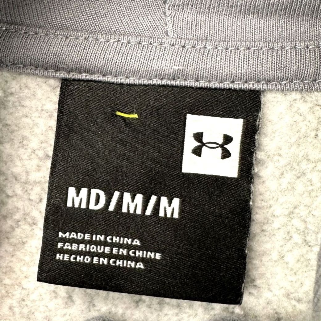 Under Armour Under Armour Hoodie Sweater Mens Adult Medium Grey Big Logo Pullover Sweatshirt Outdoor Size US M / EU 48-50 / 2 - 5 Thumbnail