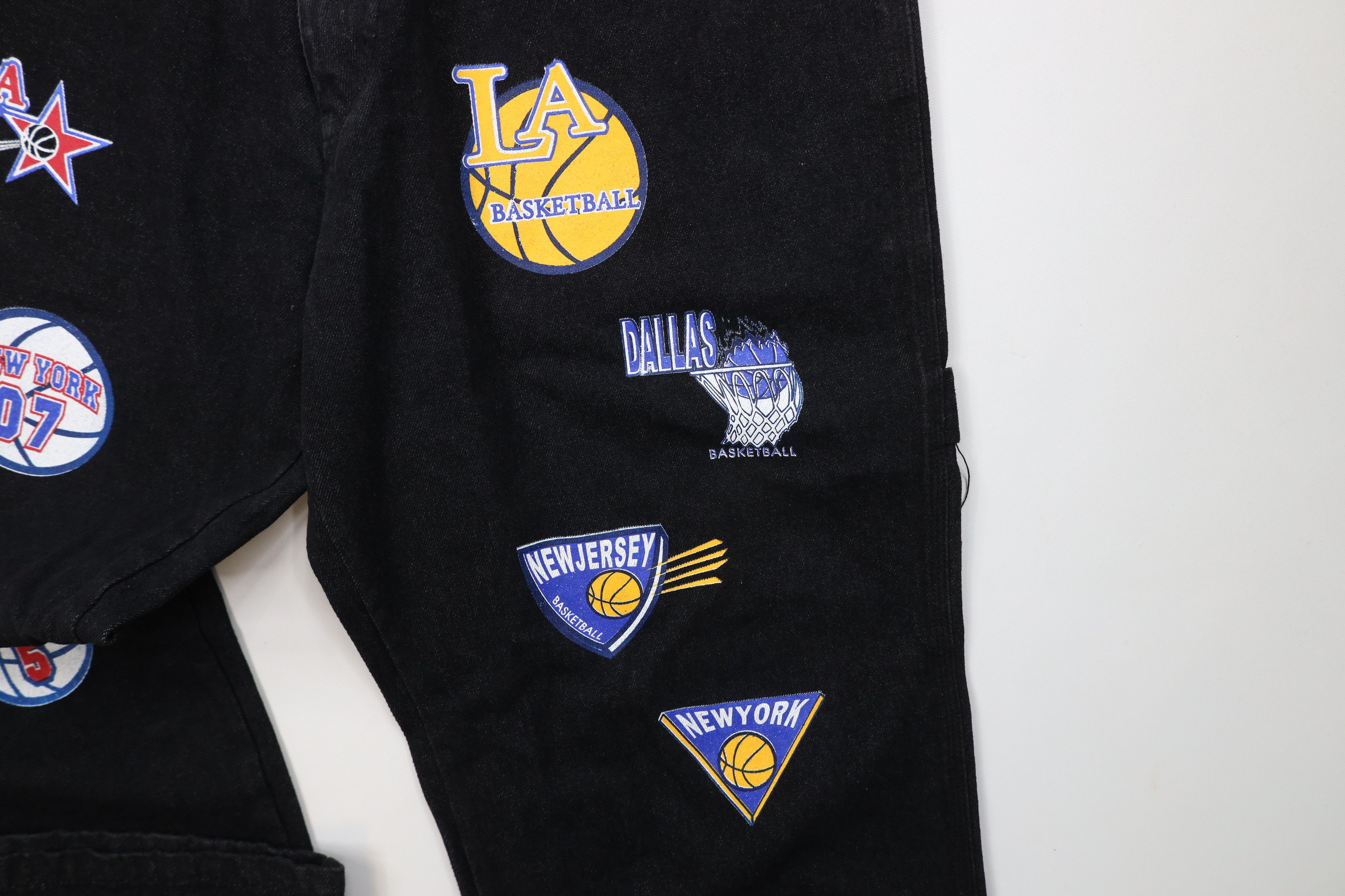 Vintage Vintage 90s Y2K Streetwear Wide Leg Basketball Denim Jeans Size US 36 / EU 52 - 6 Thumbnail