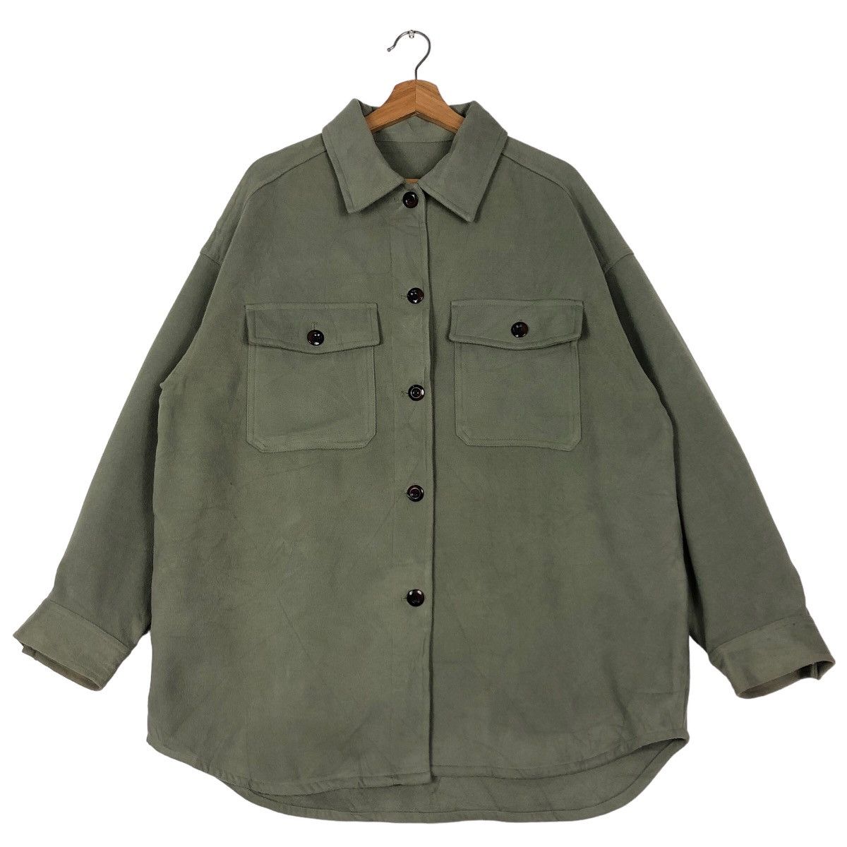 🔥90’s Vtg Chore Jacket Wool Worker GU Japan Issey Miyake
