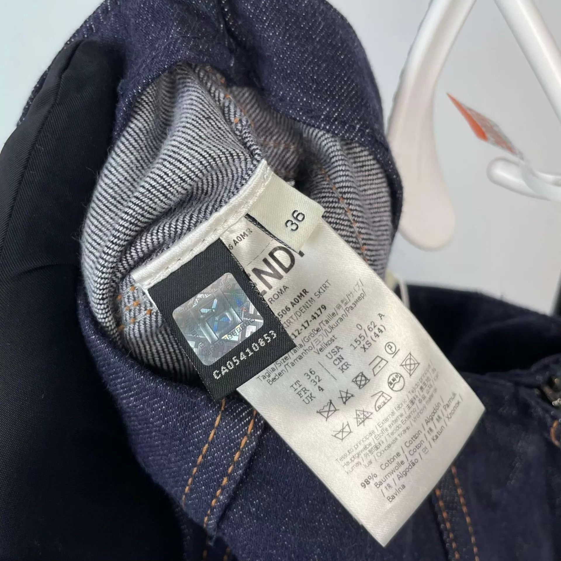 Fendi Fendi 95 New Blue Denim Dersses 34 Size XS / US 0-2 / IT 36-38 - 6 Thumbnail