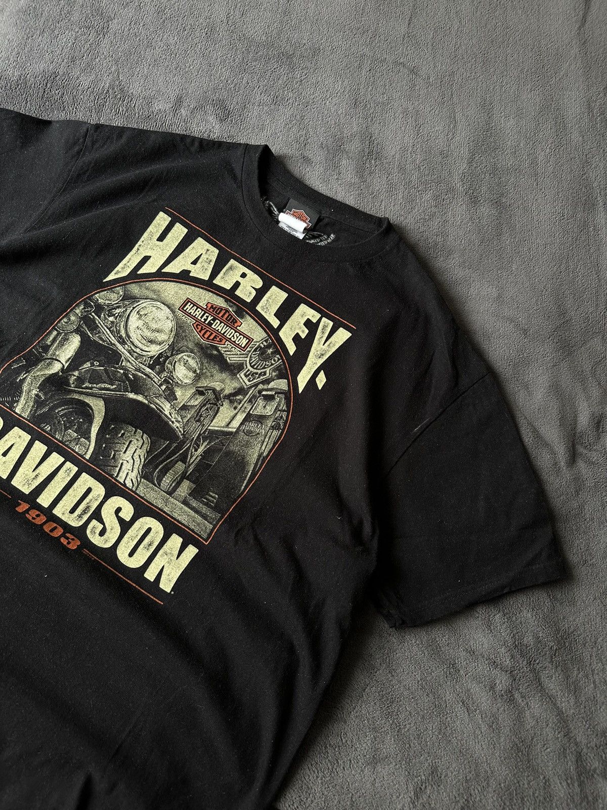 Band Tees × Harley Davidson × Vintage Vintage Harley Davidson Canada Bears Tee Size US XL / EU 56 / 4 - 5 Thumbnail