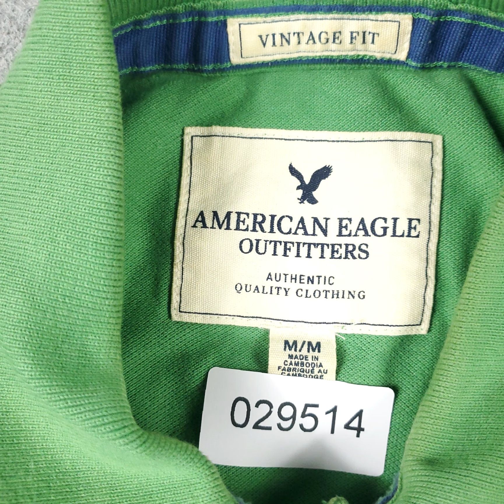 American Eagle Outfitters VINTAGE American Eagle Outfitters Polo Shirt Mens Medium Green Polo Adult M Green Casual Short Sleeve Shirt Mens Size US M / EU 48-50 / 2 - 7 Thumbnail