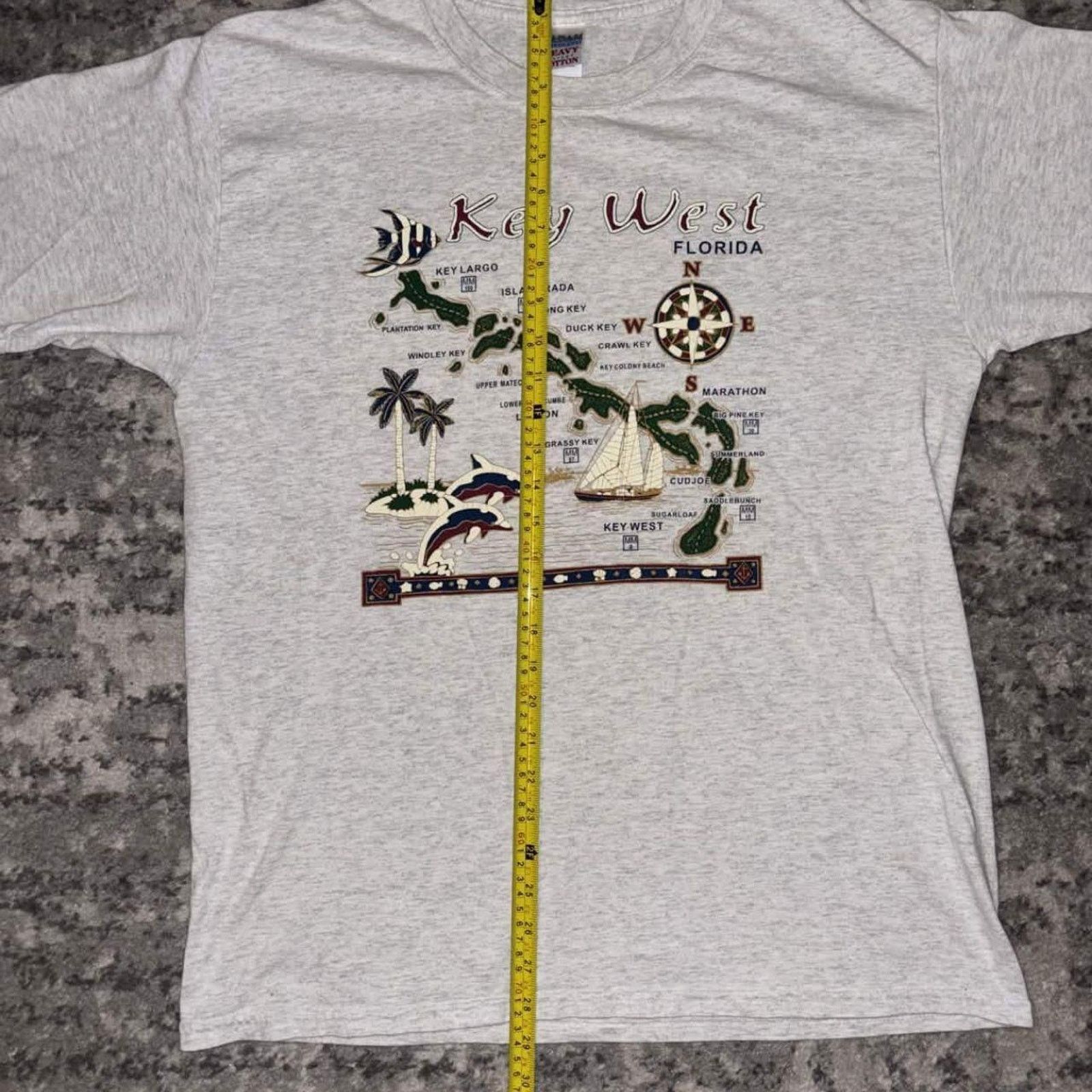 Vintage Early 00s Key West Florida Destination Tee Size US L / EU 52-54 / 3 - 6 Thumbnail